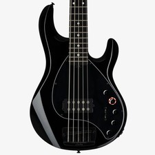 Sterling Music Man DarkRay 5 basso elettrico nero + 2 corde Ernie Ball