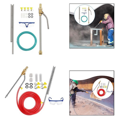 #ad Pressure Washer Sandblasting Kit Handheld Derusting 1 4 inch Quick Connect $57.59