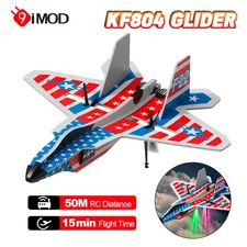 KF804 Plane F22 Glider 2CH MPP 50M 15min Flight with Gyroscope RC Foam Aircraft