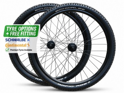 26'' MTB Laufradsatz - 6-Bolt Disc - QR - 7-11 fach - Reifenoptionen