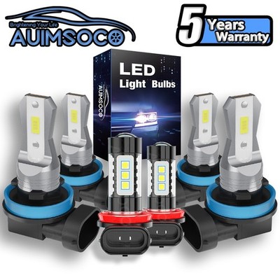 For Nissan Pathfinder 2017 2018-2020 LED Headlight High Low Fog Light 24,000LM