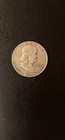 1954D Franklin Half Dollar Coin 90% Silver Circulated VF+