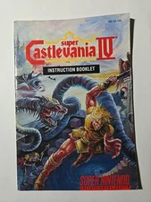 Castlevania IV 4 SNES Instruction Manual Booklet Only *NO GAME* Super Nintendo