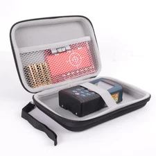 USA GEAR Laser Distance Meter Travel Case - Hard Shell Exterior & Plush Interior