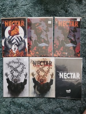 Nectar Lot! #2 Covers A thru F, #3 A, and #4 A, B and F 1st Prints