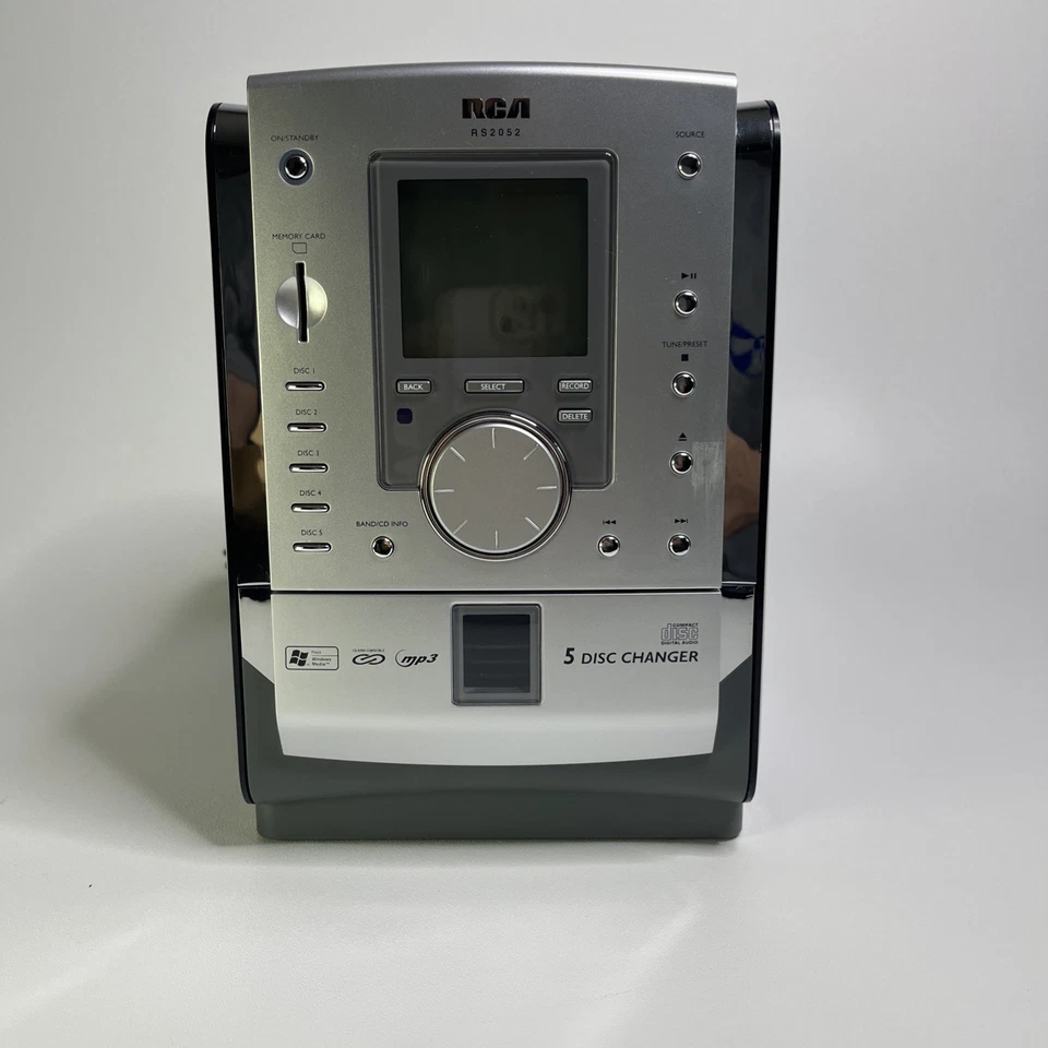 RCA RS2052 Stereo System - 5 CD Changer w/ Remote - Image 2 of 4