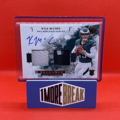  2025 Panini Impeccable Elégance Rookie Helmet & Patch Auto Kyle McCord RC /5 