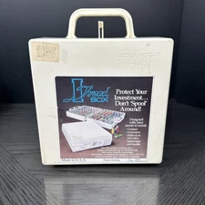 Vtg Sewing Thread Box Caddy Folding Storage Organizer 118 Cap. See  Description