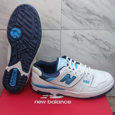 New Balance 550 Golf SL UNC White University Blue Men's Size 9.5 Waterproof Shoe