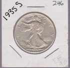 1935 S Walking Liberty Half Dollar