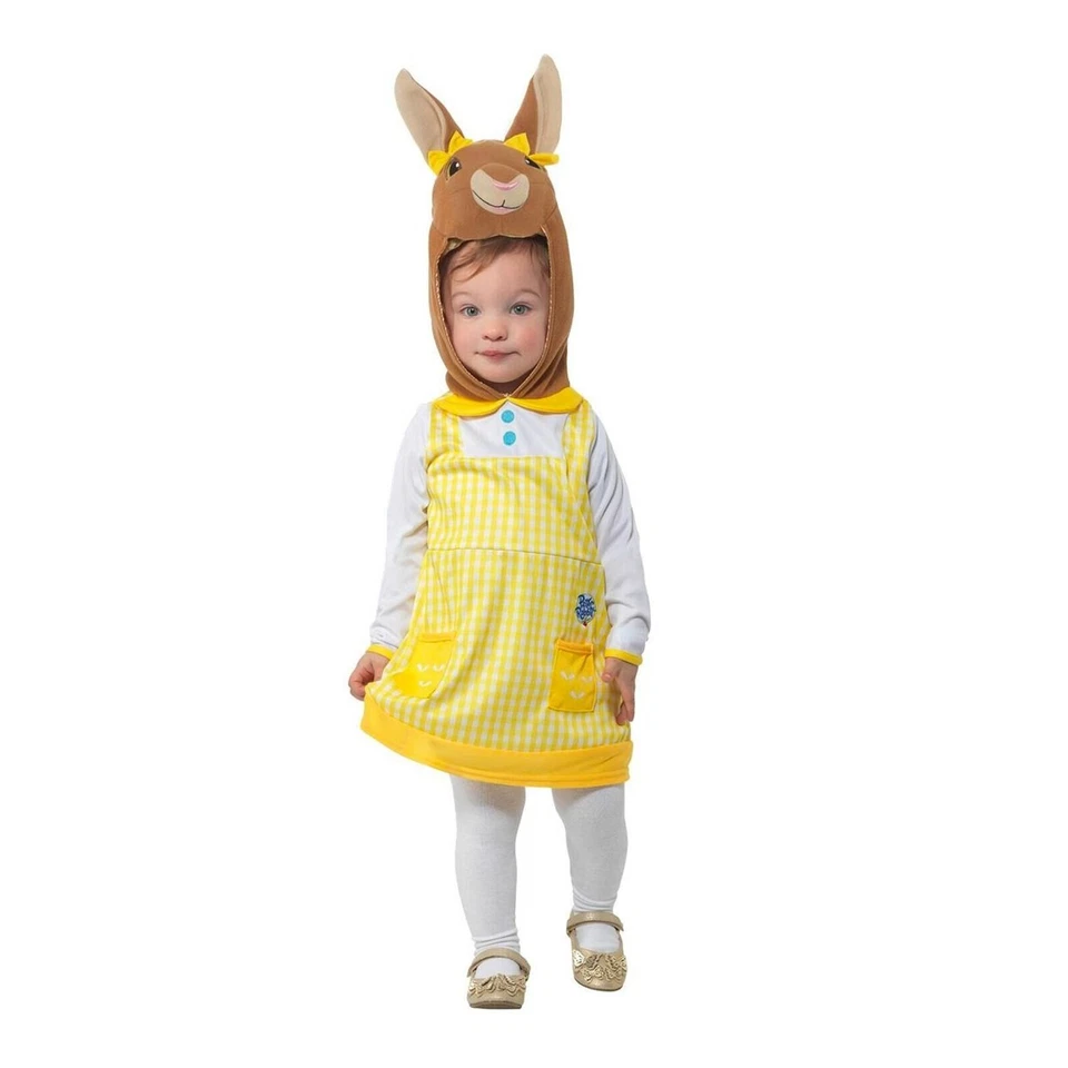 Cottontail Peter Rabbit Easter Bunny Girls Bunny Costume By Smiffys Size 3 To 4 - Image 2 of 4