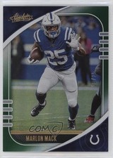 2020 Panini Absolute Spectrum Green 10/25 Marlon Mack #39 0i5i