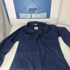 Vintage US Navy Blue Men’s Seafarer Coveralls Size 44S 8405-01-057-3493