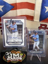 2026 Bowman Chrome Daniel Pierce Prospect 1st Auto Rays + Base