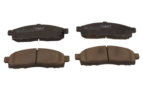 Plaquettes de frein à disque MAXGEAR 19-3160 le choix durable pour NISSAN