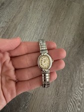 watch-it Women's Silver Metal Quartz Analog Wristwatch Arabic Numerals Dress