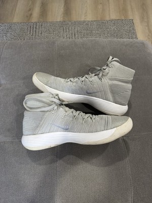 Nike Hyperdunk 2017 Flyknit Pale Gray Knit Shoes Mens 14 Basketball Stretch