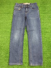 Levi's 514 Straight Fit Boys Performance Jeans Size 8 Regular 24 x 24 Gentle Use