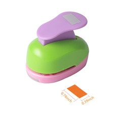 Rectangle Punch 1 Inch Craft Lever Punch Handmade Paper Punch for Crafting Scrap