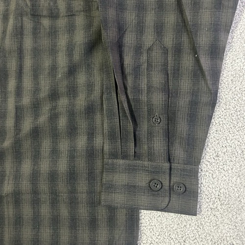 Dri-Duck Paseo Plaid Shirt Men’s Small Gray Vented Back Hiking Button Up NWT - Picture 8 of 20