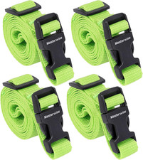 Buckle Straps with Clips, Adjustable Nylon Straps with Buckle, Packing Strap, Gr
