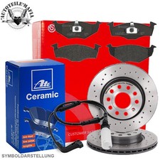 Brembo Bremsensatz gelocht Ceramic HINTEN Ø 300mm BMW 1ER E81 E87 3ER E90 E92