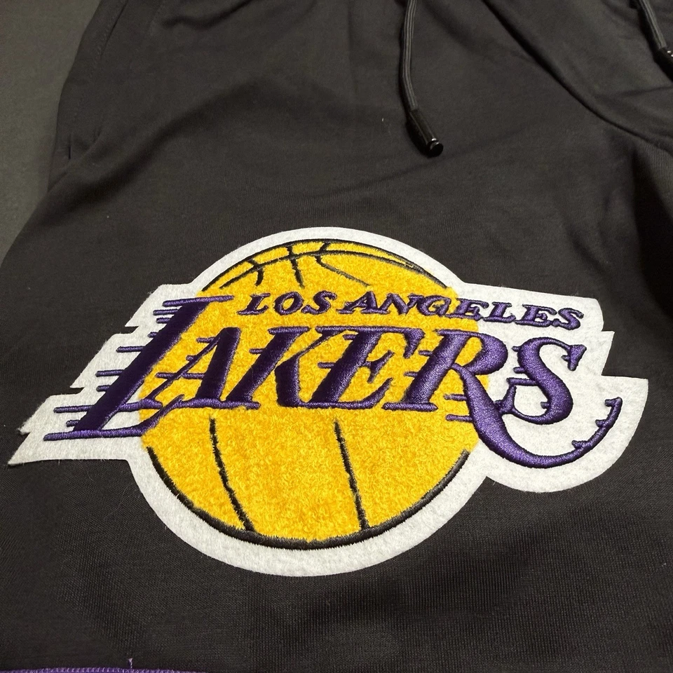 PRO STANDARD NBA LA Lakers Black Shorts 17x World Champions Patches Men Size 2xl - Image 2 of 4