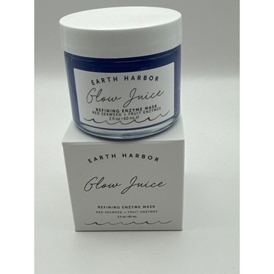 Earth Harbor Glow Juice Refining Enzyme Mask Red Seaweed Fruit Enzymes 2 Oz