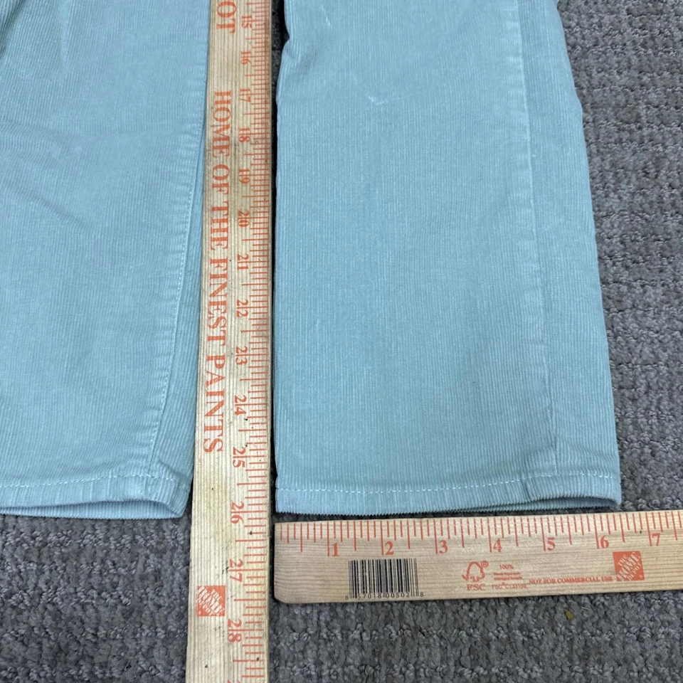Pantalones J.Crew Vintage Ajustados Rectos Verde Pana Bolsillos Mujer’s Talla 25P Foto 4 de 4