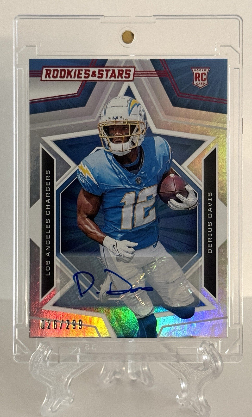 Derius Davis Panini Rookies & Stars #131 Autograph