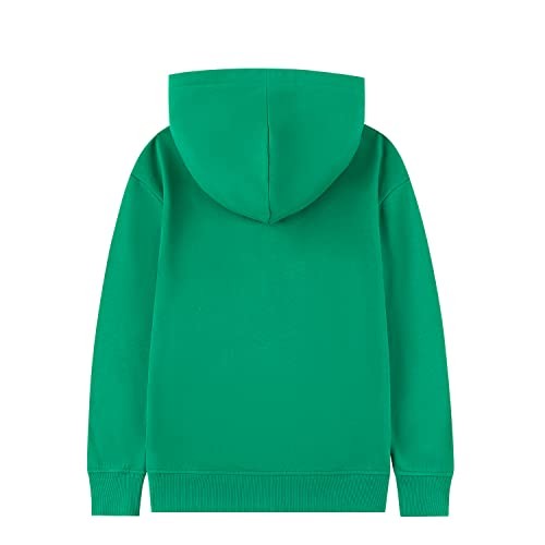 Kids Soft Brushed Fleece Zip Up Hoodie Casual Athletic Hooded Sweatshirts for