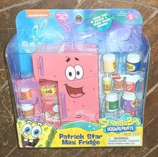 SpongeBob Squarepants 2024 PATRICK STAR MINI FRIDGE with 15 Mini Foods 