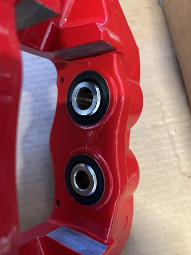 Lexus Brembo GT4 4 Piston BBK Rear Passenger Bleeders Stripped. Please Read - Picture 8 of 9