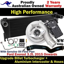 Billet Turbor&Intercooler+Hoses&Oil Feed Pipe For Ford Everest 3.2L 2015 Onwards