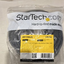 StarTech.com DVI-D Single Link Cable M/M 10 ft Black DVIDSMM10