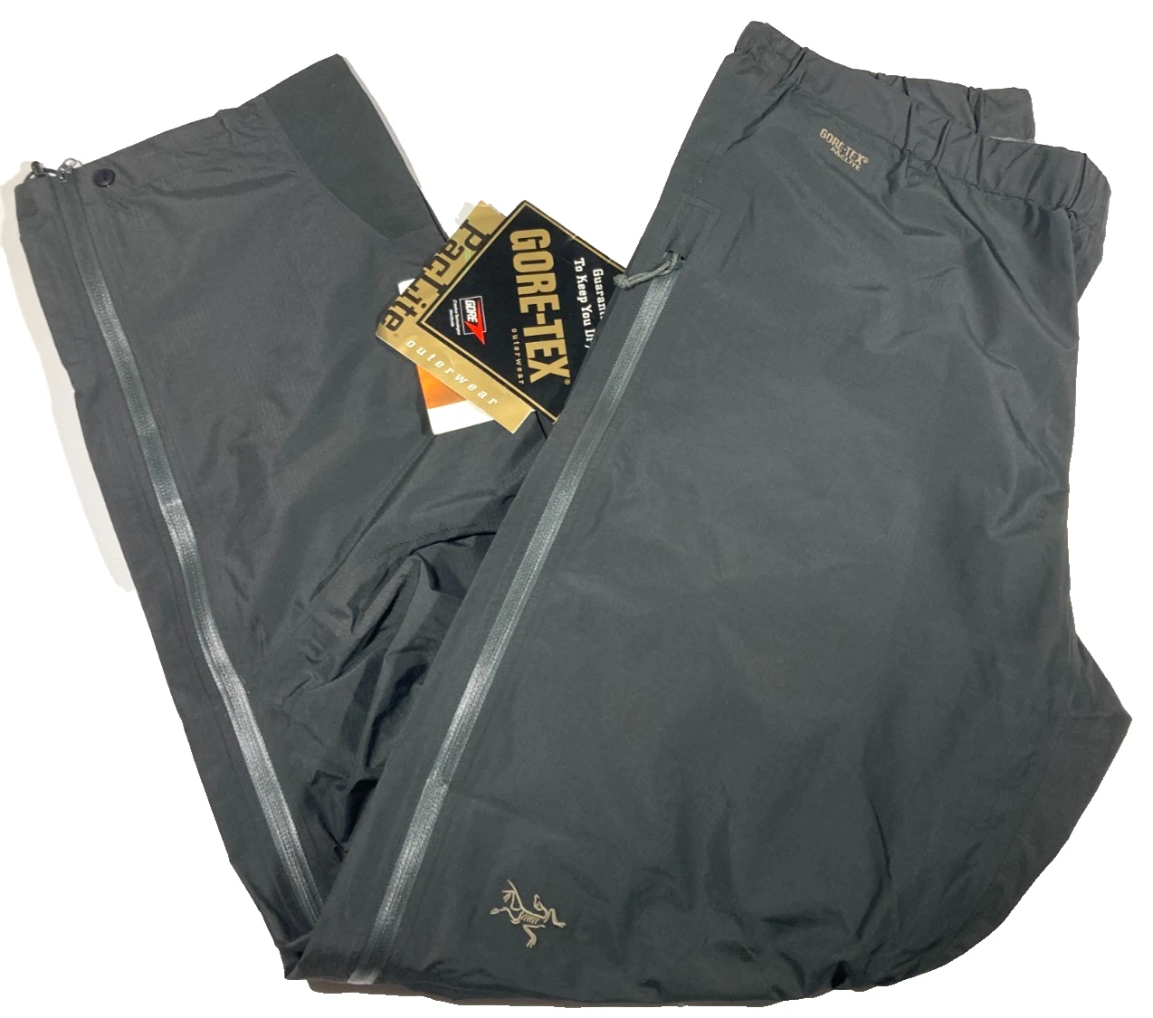 Arc'teryx Alpha SL Gore-Tex PacLite Pants NWT Mens XL Dark Gray Rain Ski Hiking