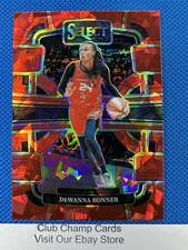 2024 #48 Dewanna Bonner Panini WNBA Select Concourse Red Ice Prizm Sun