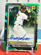 2024 Bowman Chrome Sapphire Edition #CSPA-BB Bralyn Brazoban Auto Green #/99