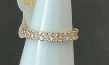 Bomb Party Ring “Bare Radiance” RG54727 Cubic Zirconia Gold Sz 7