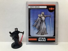 Star Wars Miniatures Darth Nihilus #12 Champions of the Force - Sith (Very Rare)