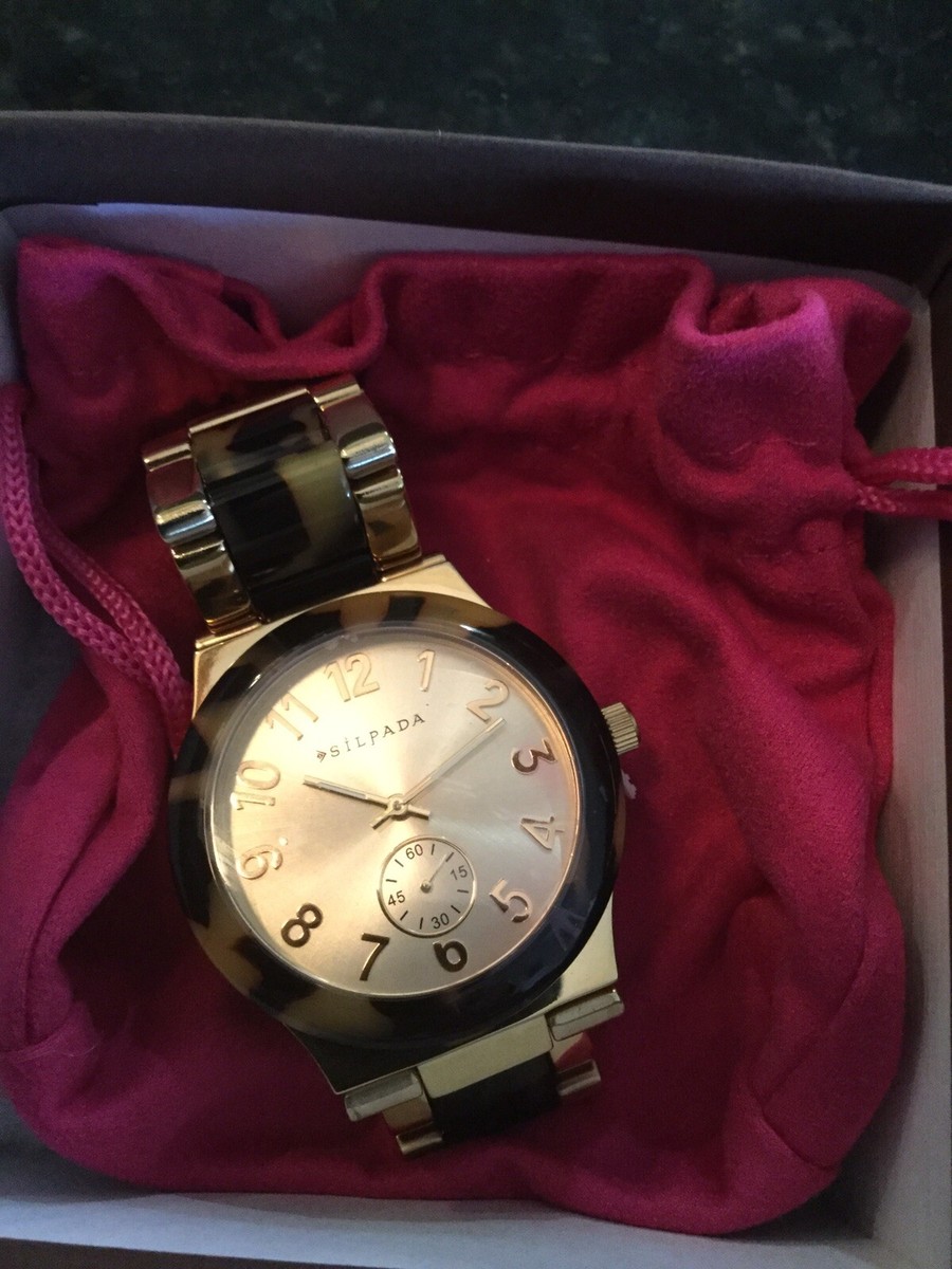 Silpada timeless tortoise watch krt0061 | eBay display picture 1