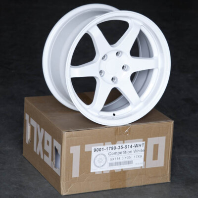9SIX9 SIX-1 17x9 5x114.3 +35 GLOSS WHITE WHEEL TE37 STYLE DEEP 9SIX9 SIX-1 17x9 5x114.3 +35 GLOSS WHITE WHEEL TE37 STYLE DEEP