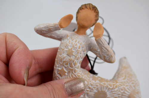 Willow Tree Demdaco Angel " Song of Joy " Ornament by Susan Lordi New #27246 - Imagen 7 de 14