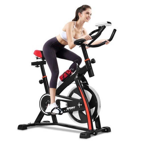 Household Adjustable Indoor Exercise Cycling Bike Trainer with Electronic Meter - Picture 3 of 11