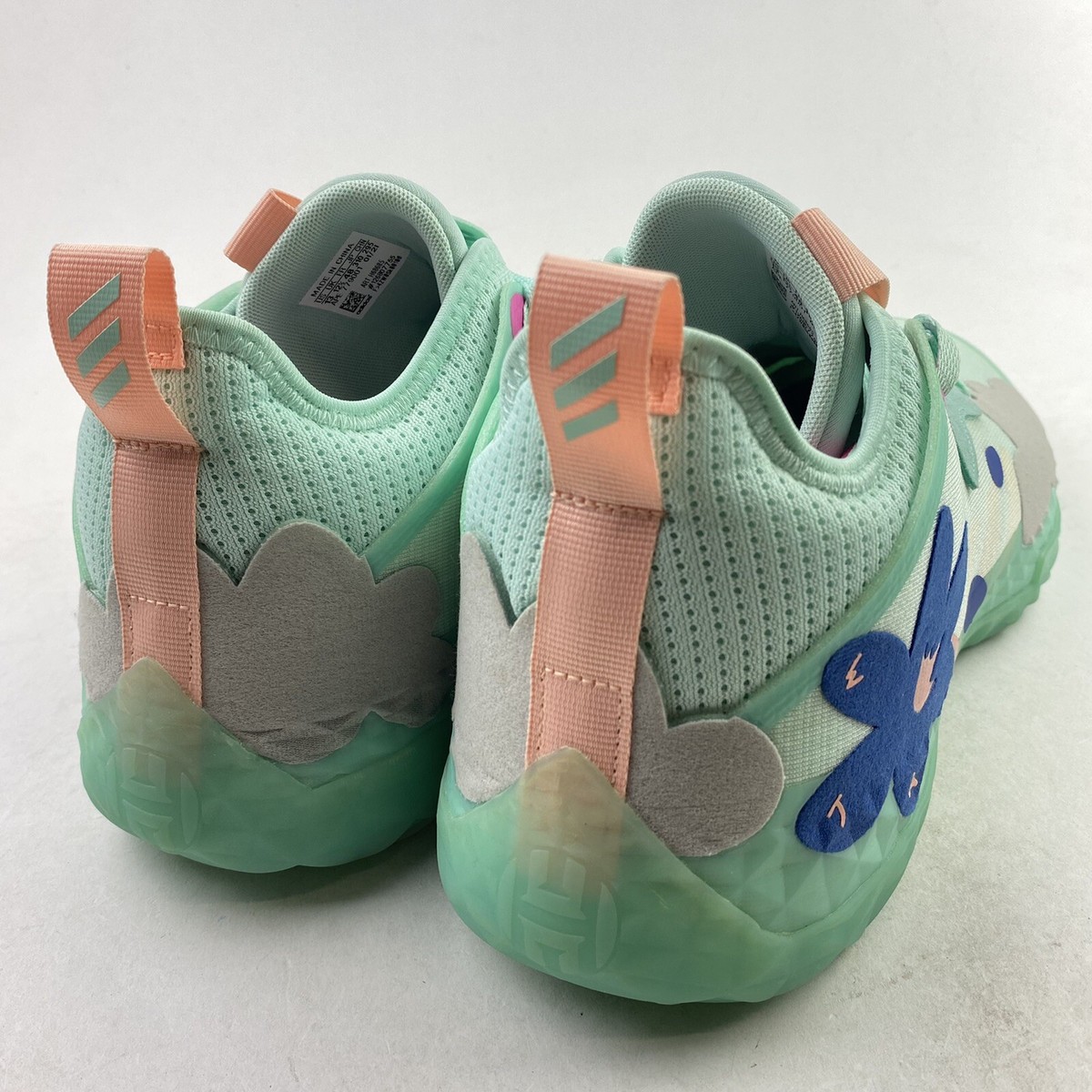 Adidas Harden Vol 5. Futurenatural Clear Mint Floral Mens Size 13 H68685 Adidas Harden Vol 5. Futurenatural Clear Mint Floral Mens  main image 3
