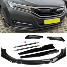 Front Bumper Lip Spoiler Splitter Side Skirt Rear Lip Body For Honda Accord
