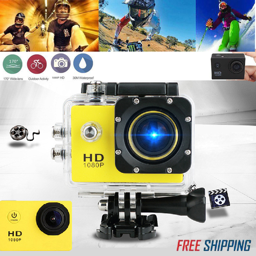 LCD Full HD 1080P Action Camera Sports Cam Underwater 30M Camcorder DV