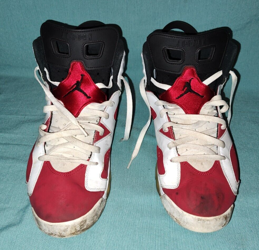 Size 14 Jordan 6 Retro OG Mid Carmine BEATERS NEED SOME TLC & INSOLES