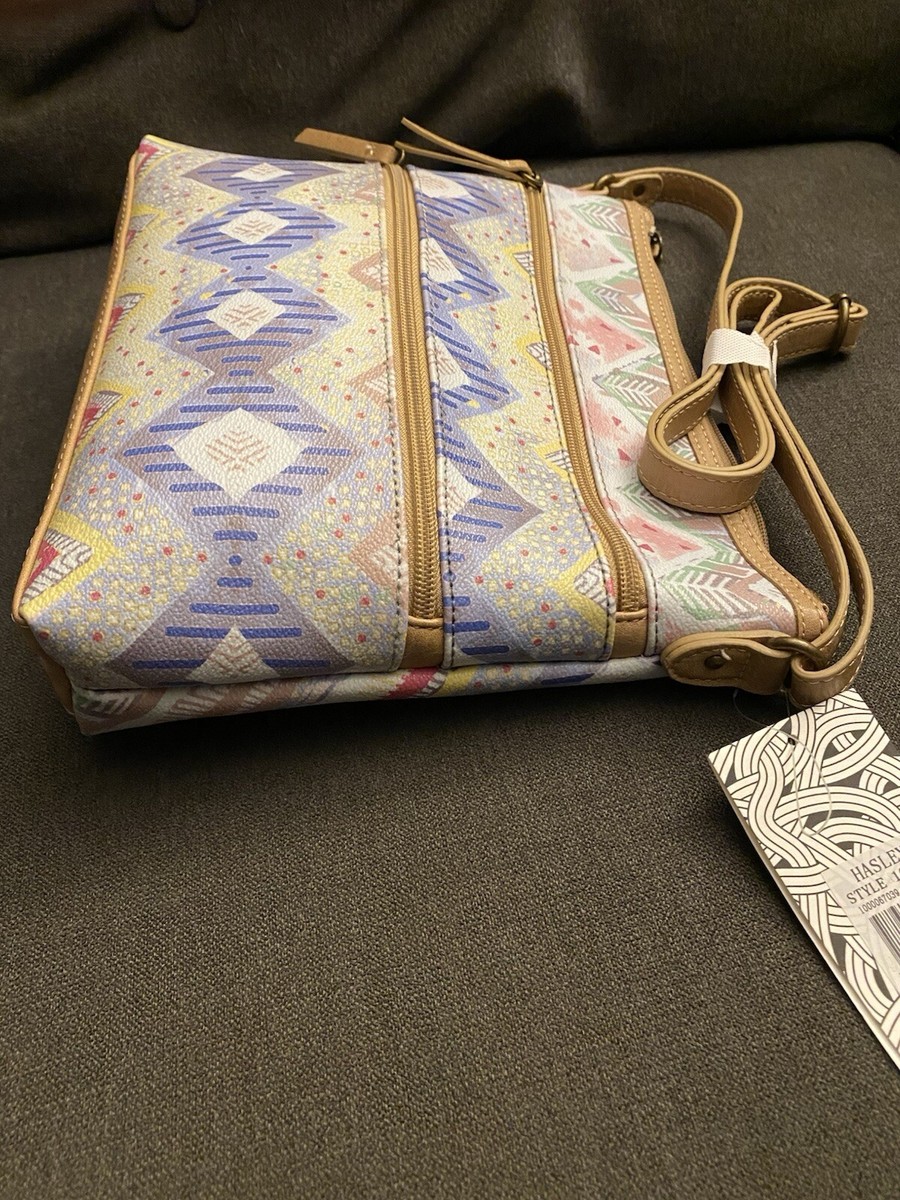 THE SAK Hasley 107762 Colorful Chevron Print 3 Compartments