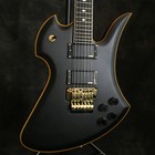 Top Mockingbird Solid Black Electric Guitar, Active HH Pickups, 6-String